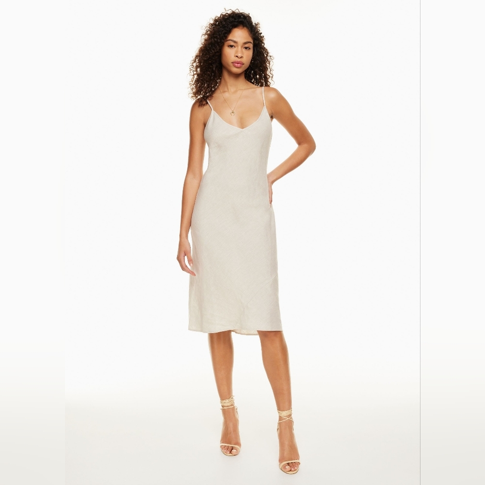 Aritzia Wilfred Only Linen Slip Dress